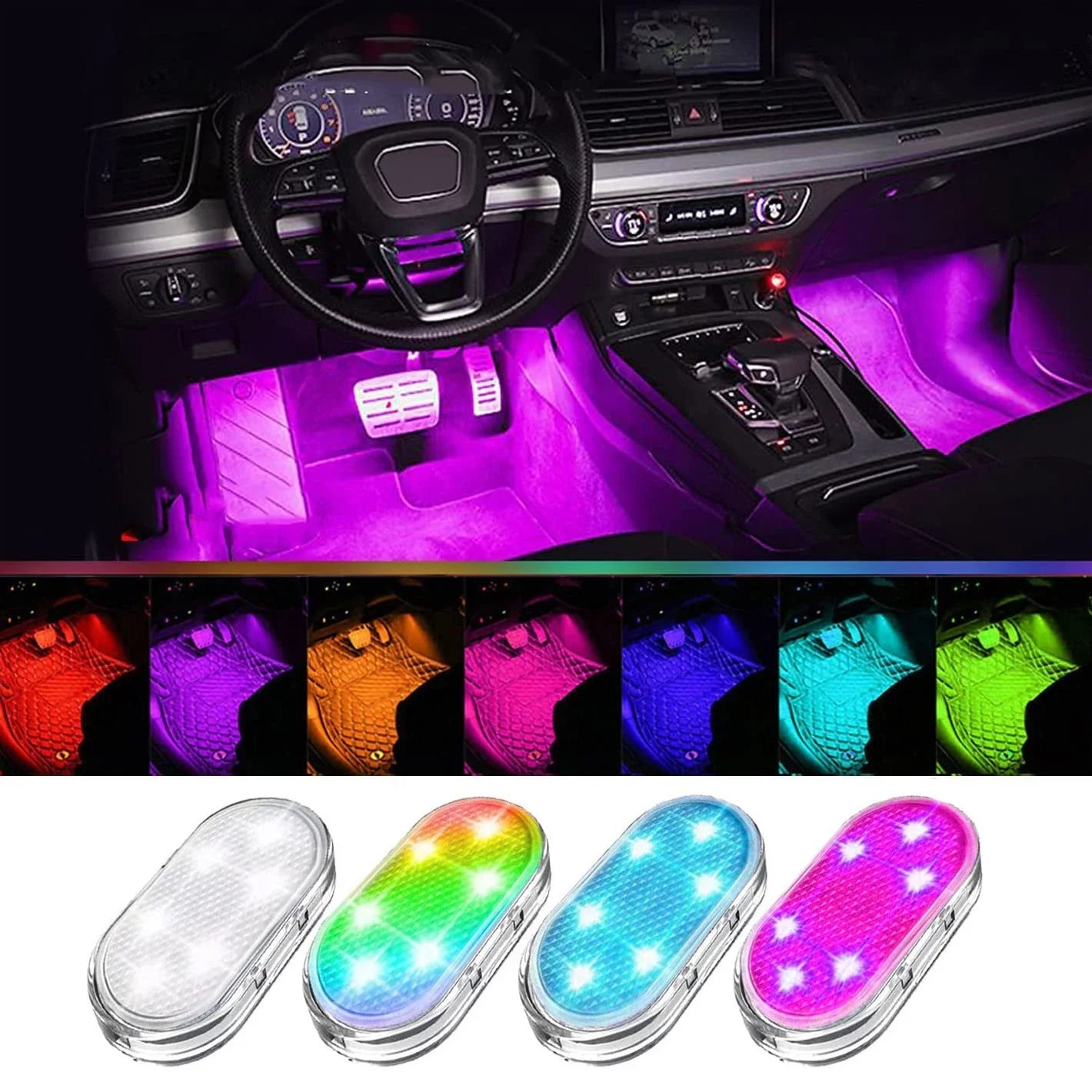 Luzes Led Interna para Carros