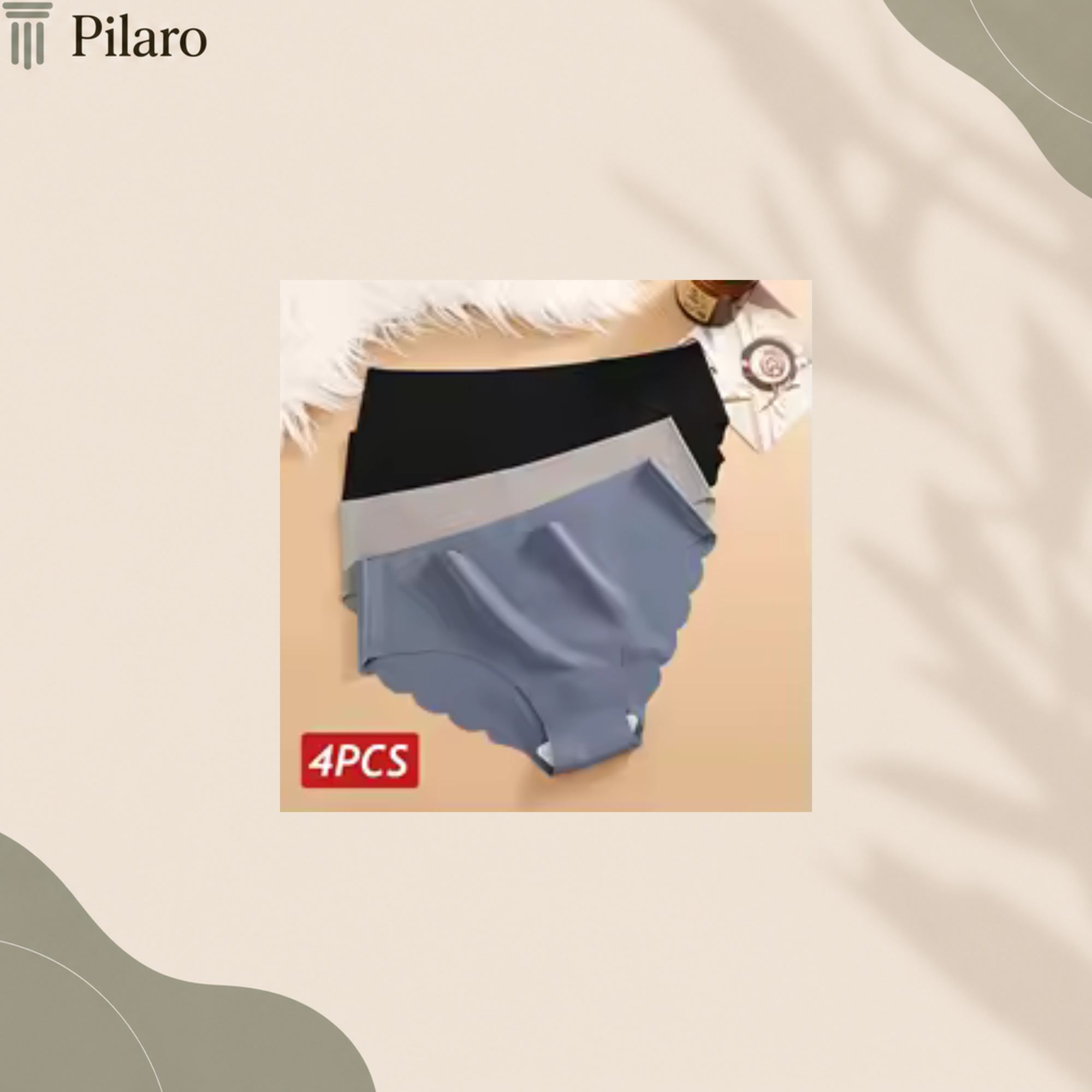 Calcinhas de Seda 4 peças