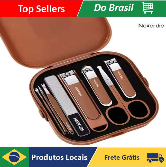 Cortadores De Unhas 8 Peças