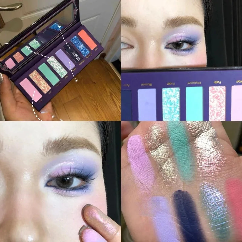 Paleta de Sombras 8 Cores
