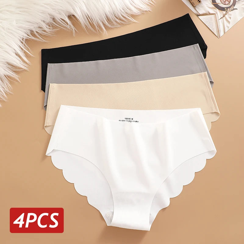 Calcinhas de Seda 4 peças