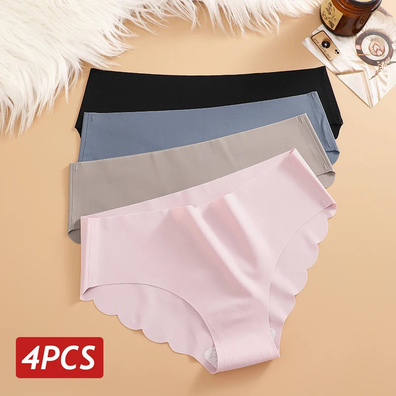 Calcinhas de Seda 4 peças